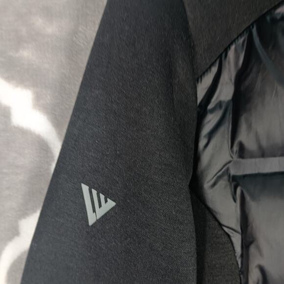 Levelwear Jacket Womens Medium Black Down Insulated Full Zip Athletic Outdoor - Picture 11 of 13